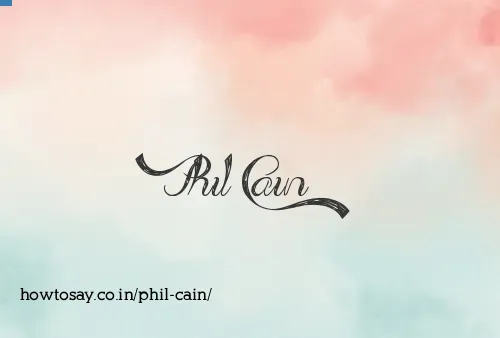 Phil Cain