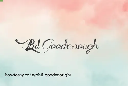 Phil Goodenough