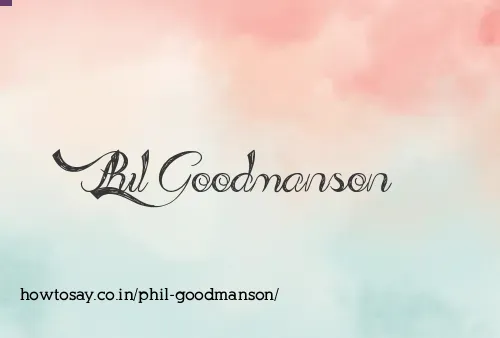 Phil Goodmanson