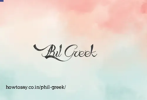 Phil Greek