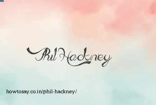 Phil Hackney
