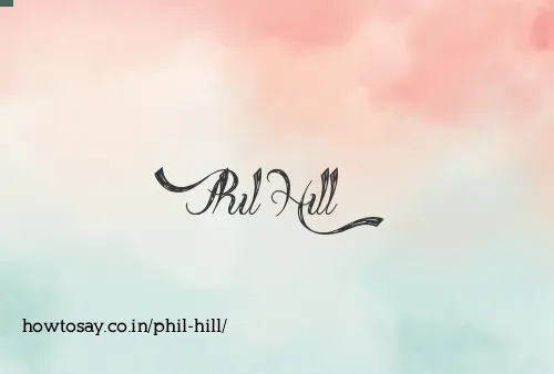 Phil Hill