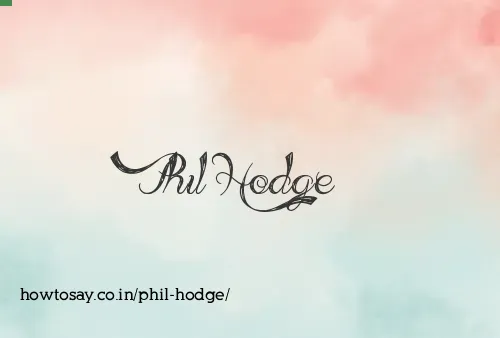 Phil Hodge