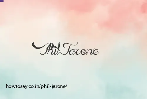 Phil Jarone