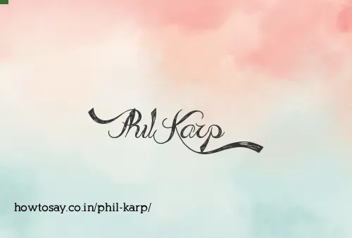 Phil Karp