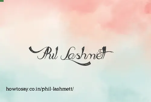 Phil Lashmett