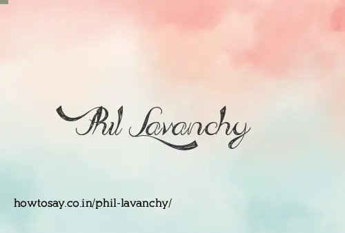 Phil Lavanchy