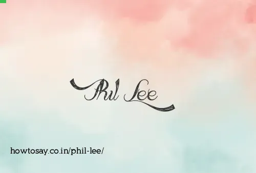 Phil Lee