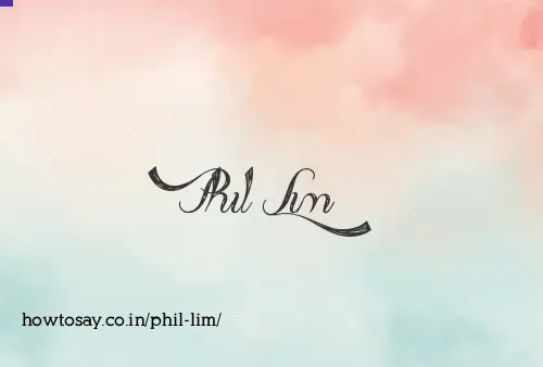 Phil Lim