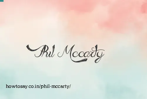 Phil Mccarty