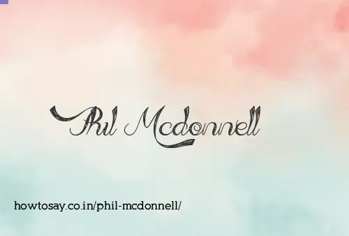 Phil Mcdonnell