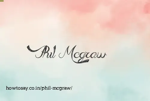 Phil Mcgraw