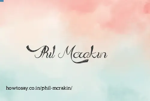 Phil Mcrakin