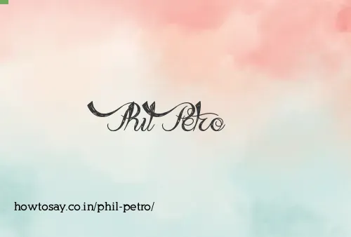Phil Petro
