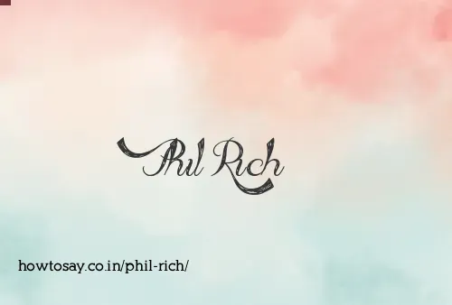 Phil Rich