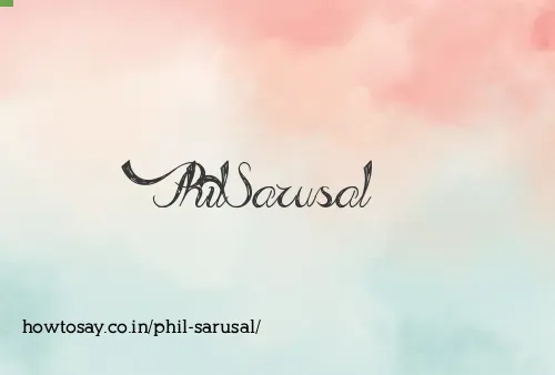 Phil Sarusal