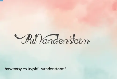Phil Vandenstorm