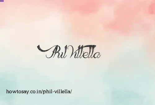 Phil Villella