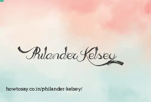 Philander Kelsey