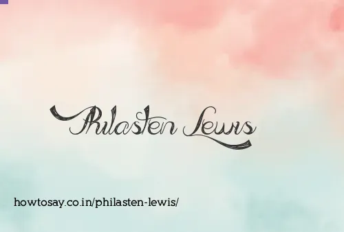 Philasten Lewis