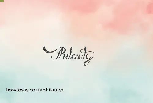 Philauty
