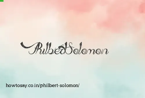 Philbert Solomon