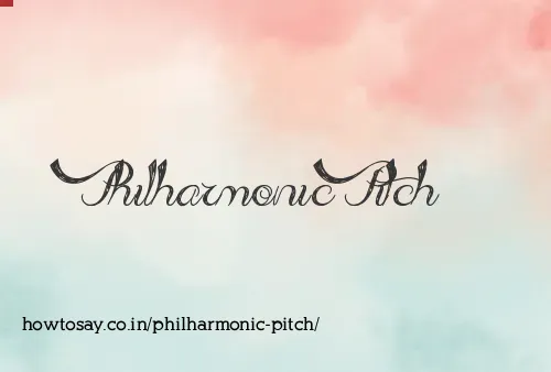 Philharmonic Pitch
