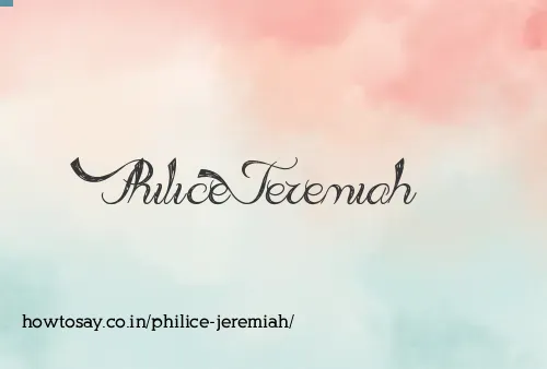Philice Jeremiah