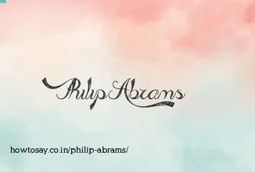 Philip Abrams