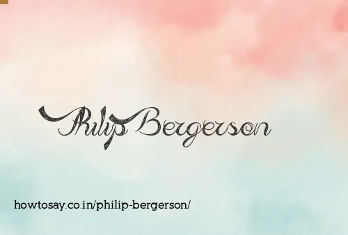 Philip Bergerson