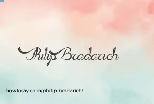 Philip Bradarich