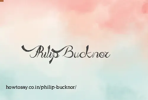 Philip Bucknor