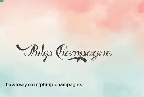 Philip Champagne