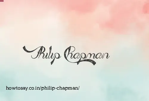 Philip Chapman