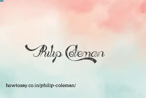 Philip Coleman