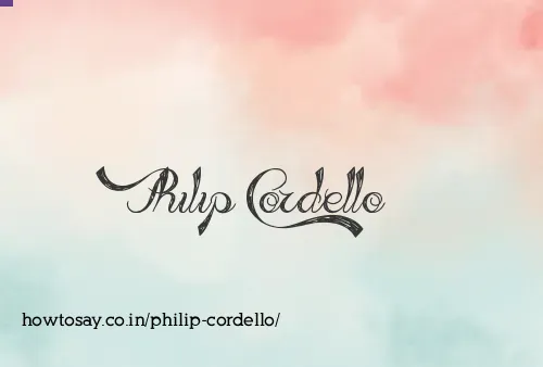 Philip Cordello