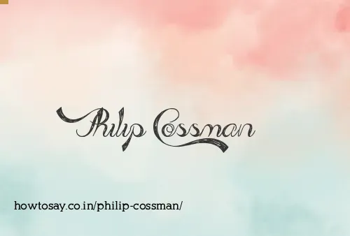 Philip Cossman