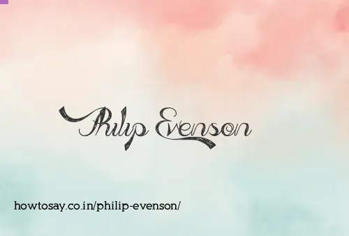 Philip Evenson