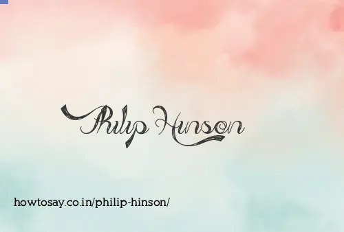 Philip Hinson