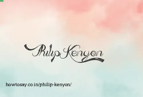 Philip Kenyon