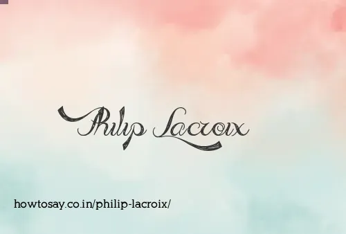 Philip Lacroix