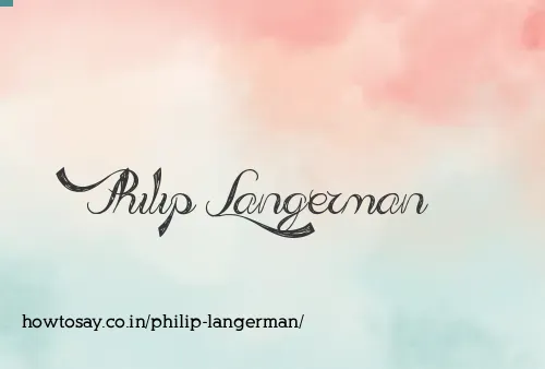 Philip Langerman