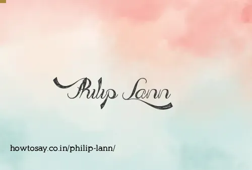 Philip Lann