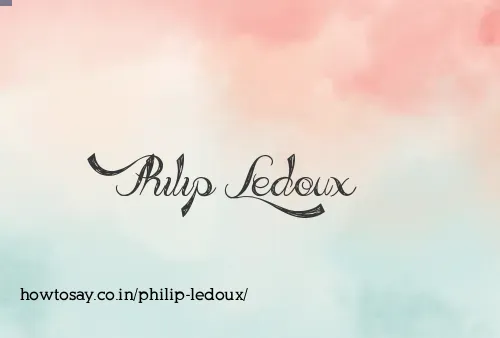 Philip Ledoux