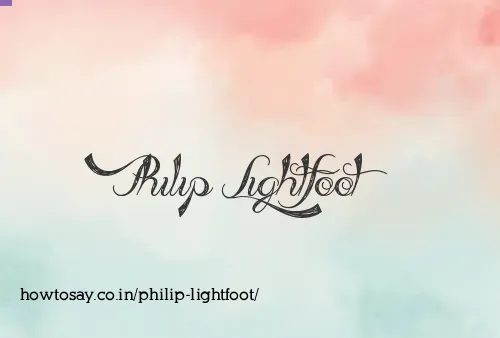 Philip Lightfoot