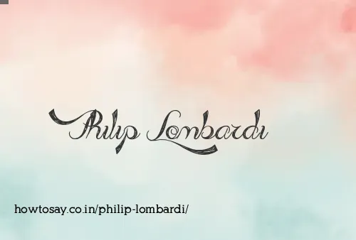 Philip Lombardi