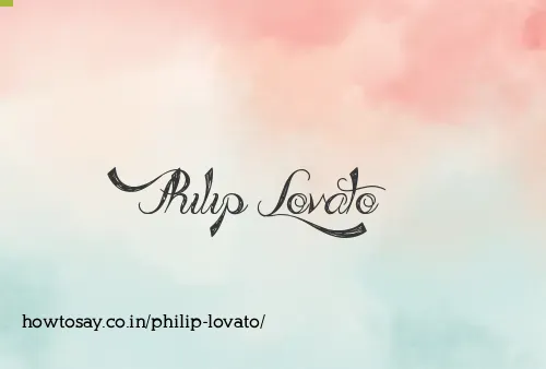 Philip Lovato
