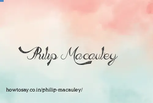 Philip Macauley