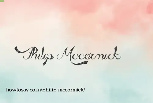 Philip Mccormick