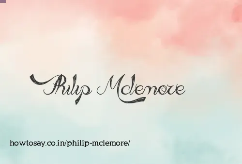Philip Mclemore